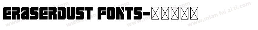 EraserDust fonts字体转换